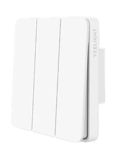 Настенный выключатель Xiaomi Yeelight Smart Flex Switch тройной (YLKG14YL) Настенный выключатель Xiaomi Yeelight Smart Flex Switch тройной (YLKG14YL)