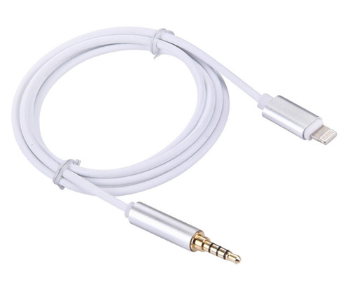 Кабель AUX Lightning - 3.5 mm 1м Кабель AUX Lightning - 3.5 mm 1м