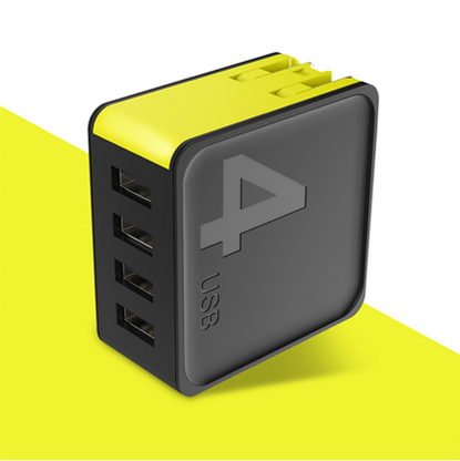 Сетевой блок питания Rock Sugar Travel Charger 4.0A 4 USB (US) Сетевой блок питания Rock Sugar Travel Charger 4.0A 4 USB (US)