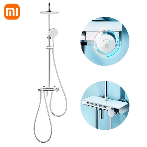 Душевая стойка с термостатом Xiaomi Mijia Temperature Control Shower Head S1 (MJKWLYHS01DB) Душевая стойка с термостатом Xiaomi Mijia Temperature Control Shower Head S1 (MJKWLYHS01DB)