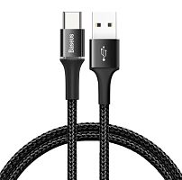 Кабель Baseus Halo Data Cable USB - Type-C 0.5м QC3.0 (CATGH-A01, CATGH-A09)
