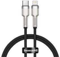 Кабель Baseus Cafule Series Metal Data Cable Type-C to iP PD 20W 0.25m (CATLJK-01)