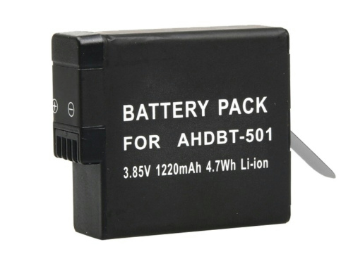 Аккумулятор для GoPro 5 (1220 mAh) Аккумулятор для GoPro 5 (1220 mAh)