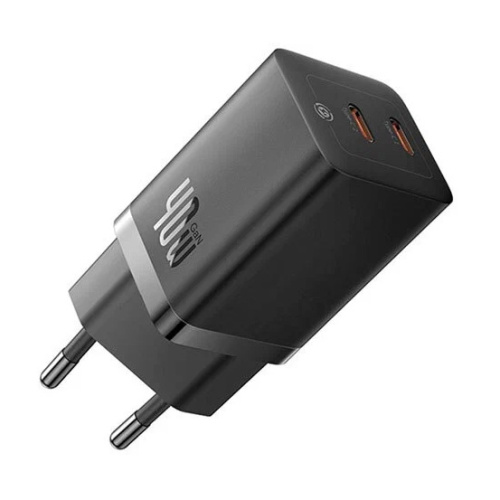 Сетевое зарядное устройство Baseus GaN5 Pro Fast Charger C+C 40W EU (CCGP180101, CCGP180102)