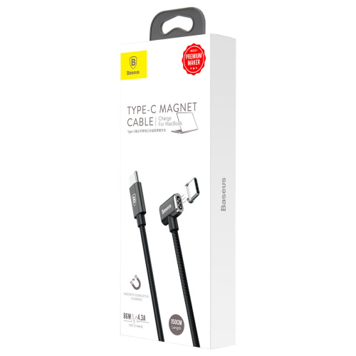 Кабель Baseus Type-C Magnet cable for MacBook 1.5м