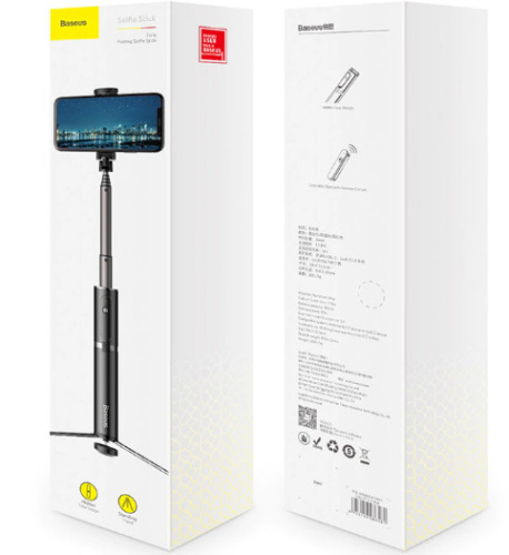 Монопод-штатив Baseus Fully Folding Selfie Stick с пультом Bluetooth (SUDYZP-D1V,  SUDYZP-D19, SUDYZP-D1S)