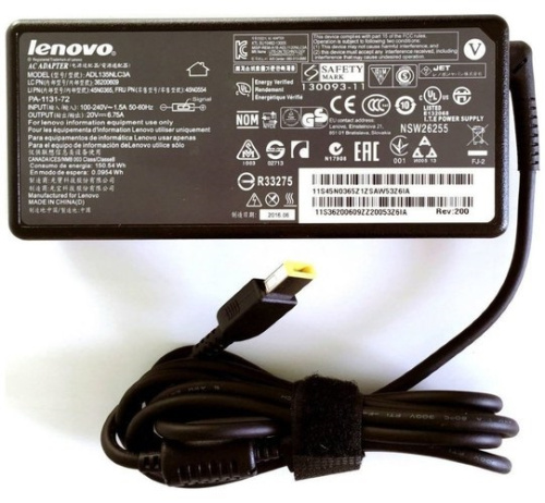 Блок питания для моноблоков Lenovo 20V 6.75A 135W (square)