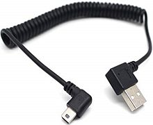 Кабель Mini USB - USB угловой 2м