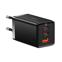 Сетевое зарядное устройство Baseus GaN5 Pro Fast Charger 2C+U 65W EU (CCGP120201,CCGP120202) с кабелем Type-C to Type-C 100W (20V/5A) 1m