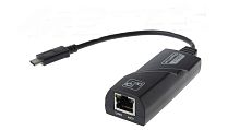 Адаптер USB Type-C 3.1 to RJ45 Ethernet Lan 100BASE-TX ,1000BASE-T