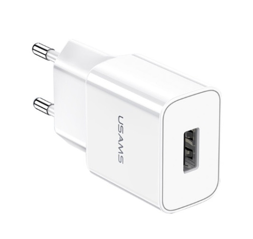 Сетевое зарядное устройство USAMS US-CC060 T11 Single Port USB Travel Charger Сетевое зарядное устройство USAMS US-CC060 T11 Single Port USB Travel Charger