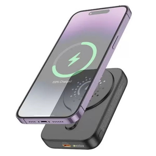 Внешний аккумулятор с MagSafe Hoco J117A 10000mAh QC3.0