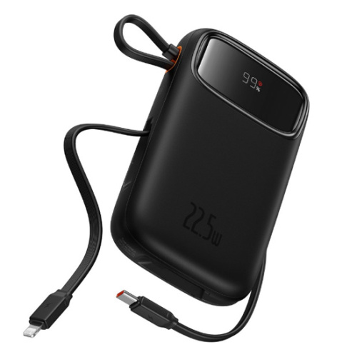 Внешний аккумулятор Baseus Qpow2 Dual-Cable Digital Display Fast Charge Power Bank 20000mAh 22.5W (P10055002113-00)