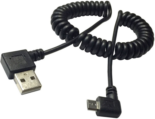 Кабель Micro USB - USB угловой 2м