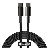 Кабель Baseus Tungsten Gold Fast Charging Data Cable Type-C to Type-C 100W 2m (CATWJ-A01)