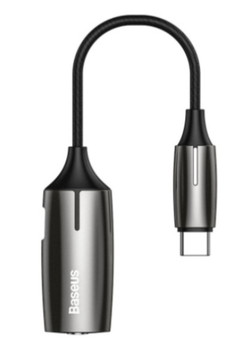 Адаптер Baseus 2-in-1 Type-C Male to Type-C & 3.5mm Female Adapter L60S (CATL60S-0A) 2.0A Адаптер Baseus 2-in-1 Type-C Male to Type-C & 3.5mm Female Adapter L60S (CATL60S-0A) 2.0A
