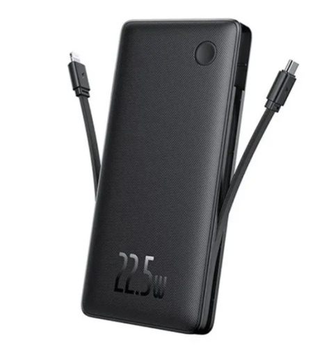 Внешний аккумулятор Baseus Airpow Lite Power Bank 10000mAh 22.5W Dual-Cable (P10067501123-00, P10067501213-00)