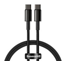 Кабель Baseus Tungsten Gold Fast Charging Data Cable Type-C to Type-C 100W 1m (CATWJ-01)