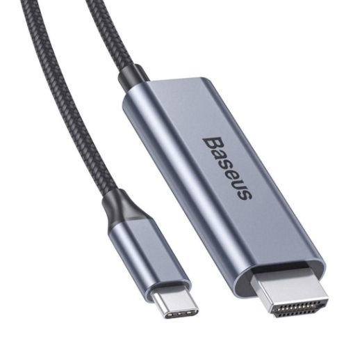 Кабель Baseus C-Video Pro 2 in 1 Type-C to 4K HD + PD Adapter Cable 60W (CATCY-D0G) 1.8m