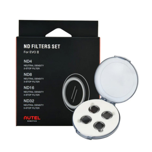 Набор из 4 фильтров нейтральной плотности Autel Robotics для EVO II 8K (ND4, ND8, ND16, ND32) Набор из 4 фильтров нейтральной плотности Autel Robotics для EVO II 8K (ND4, ND8, ND16, ND32)