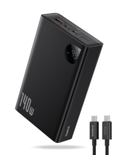 Внешний аккумулятор Baseus Adaman Digital Display Fast Charge Power Bank 24000mAh 140W (P10021508113-00) с кабелем