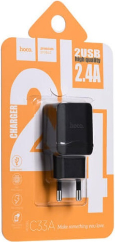Зарядное устройство Hoco C33A 2 USB 2.4 A Зарядное устройство Hoco C33A 2 USB 2.4 A