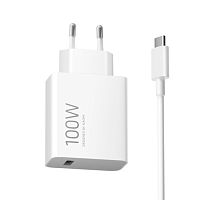 Сетевое зарядное устройство с кабелем Xiaomi 100W Charging Combo (1-Port Type-A) (MDY-19-ER / BHR095VEU)
