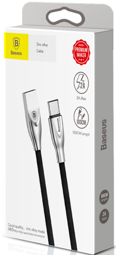 Кабель Baseus Zinc Alloy cable Type-C - USB 1м