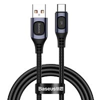 Кабель Baseus Flash Multiple Fast Charge Protocols Convertible Fast Charging Cable USB - Type-C 5A 2m (CATSS-B0G)