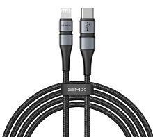 Кабель Baseus BMX Double-deck MFi certified Cable Type-C - Lightning PD 18W 1.8м (CATLSJ-BG1)