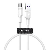 Кабель Baseus Double-ring Quick Charge Cable USB - Type-C 5A 1м (CATSH-B02)