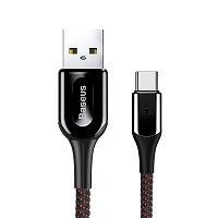 Кабель Baseus X-type Light Cable 3A Type C - USB 1м (CATXD-A01)