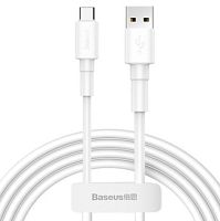 Кабель Baseus Mini White Cable USB - Type-C, 3A, 1м (CATSW-02)