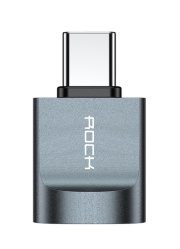 Адаптер ROCK CA03 USB AF to Type-C 3.0 Adapter (RCB0770) Адаптер ROCK CA03 USB AF to Type-C 3.0 Adapter (RCB0770)