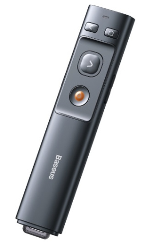 Лазерная указка для презентаций Baseus Orange Dot Wireless Presenter Red Laser (ACFY-B0G)