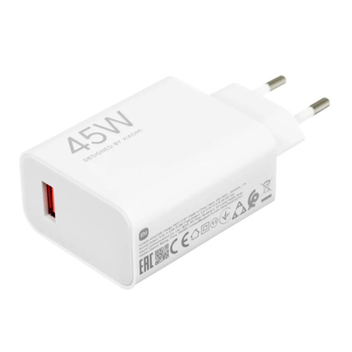 Сетевое зарядное устройство Xiaomi 45W Turbo Charging Power Adapter (1-Port Type-A) (MDY-17-EF / BHR07SLEU) Сетевое зарядное устройство Xiaomi 45W Turbo Charging Power Adapter (1-Port Type-A) (MDY-17-EF / BHR07SLEU)