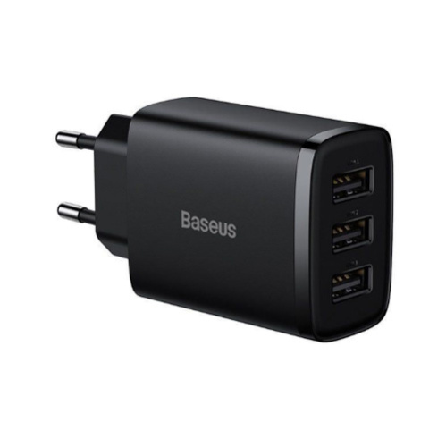 Сетевое зарядное устройство Baseus Compact Charger 3U 17W (CCXJ020101, CCXJ020102)