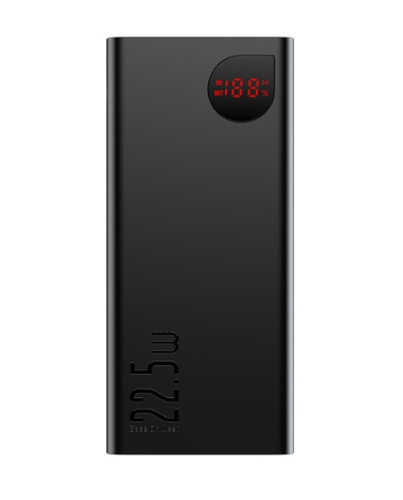 Внешний аккумулятор Baseus Adaman Metal Digital Display Quick Charge Power Bank 22.5W (PPIMDA-A0A, PPIMDA-A09, PPIMDA-A06) 20000mAh
