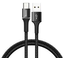 Кабель Baseus Halo Data HW Flash Charge Cable USB For Type-C 40W (CATGH-H01) QC 3.0 5A 2м