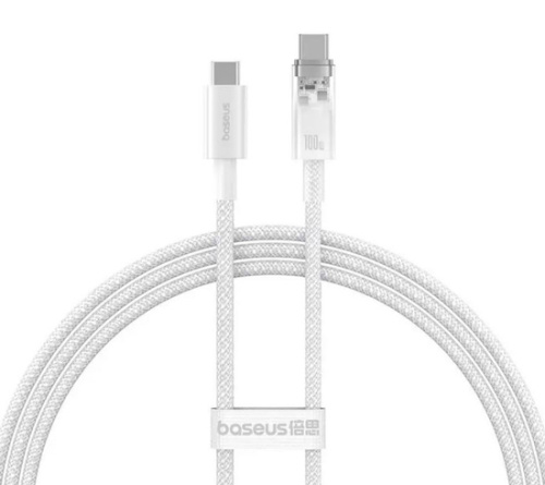 Кабель Baseus Explorer Series Fast Charging 100W 2m Type-C to Type-C (P10319703221-01, P10319703311-01, P10319703411-01, P10319703511-01) Кабель Baseus Explorer Series Fast Charging 100W 2m Type-C to Type-C (P10319703221-01, P10319703311-01, P10319703411-01, P10319703511-01)