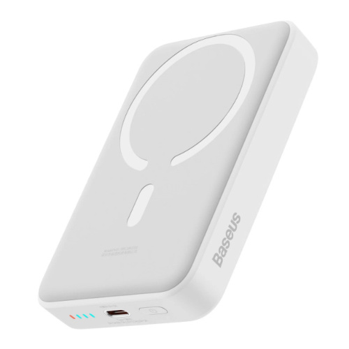 Внешний аккумулятор Baseus Magnetic Mini Wireless Fast Charge Power Bank 10000mAh 30W с кабелем Type-C to Type-C 30cm (PPCX110002)