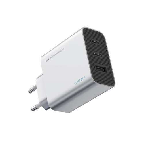 Сетевое зарядное устройство CUKTECH GaN 65W 2C1A (AD653CEU) Сетевое зарядное устройство CUKTECH GaN 65W 2C1A (AD653CEU)