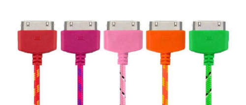 Кабель в нейлоновой оплётке 30pin - USB 3м