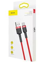 Кабель Baseus Cafule Cable USB - Type-C  3A 1м (CATKLF-B91, CATKLF-BG1, CATKLF-B09)