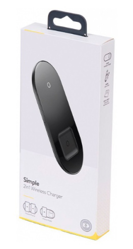 Беспроводное зарядное устройство Baseus Simple 2in1 Wireless Charger (WXJK-01, WXJK-02, WXJK-A01) Беспроводное зарядное устройство Baseus Simple 2in1 Wireless Charger (WXJK-01, WXJK-02, WXJK-A01)