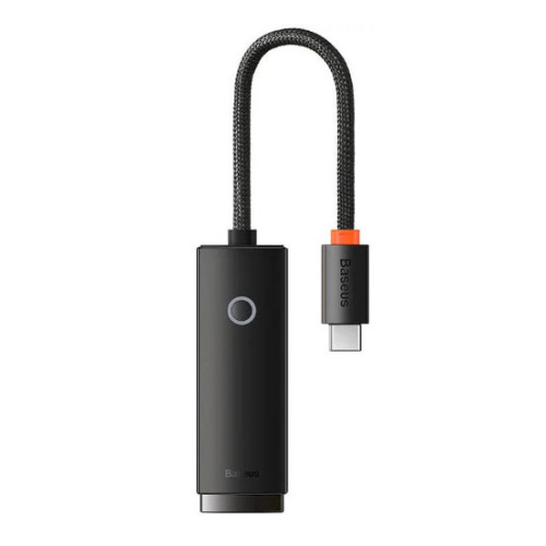 Адаптер-переходник Baseus Lite Series Ethernet Adapter Type-C - RJ45 LAN Port (1000Mbps) WKQX000301, WKQX000302
