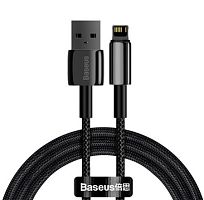 Кабель Baseus  Tungsten Gold Fast Charging Data Cable USB to iP 2.4A 1m (CALWJ-01)