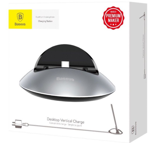 Док-станция Baseus Desktop Vertical Charging Station Type-C