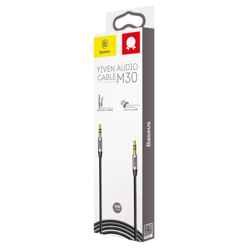 Кабель AUX Baseus Yiven Audio Cable 1.5м (M30) (CAM30-AS1, CAM30-C91)