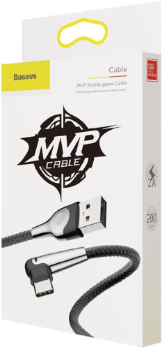 Кабель Baseus MVP Elbow Mobile Game сable micro USB - USB 2м (CAMMVP-F01)